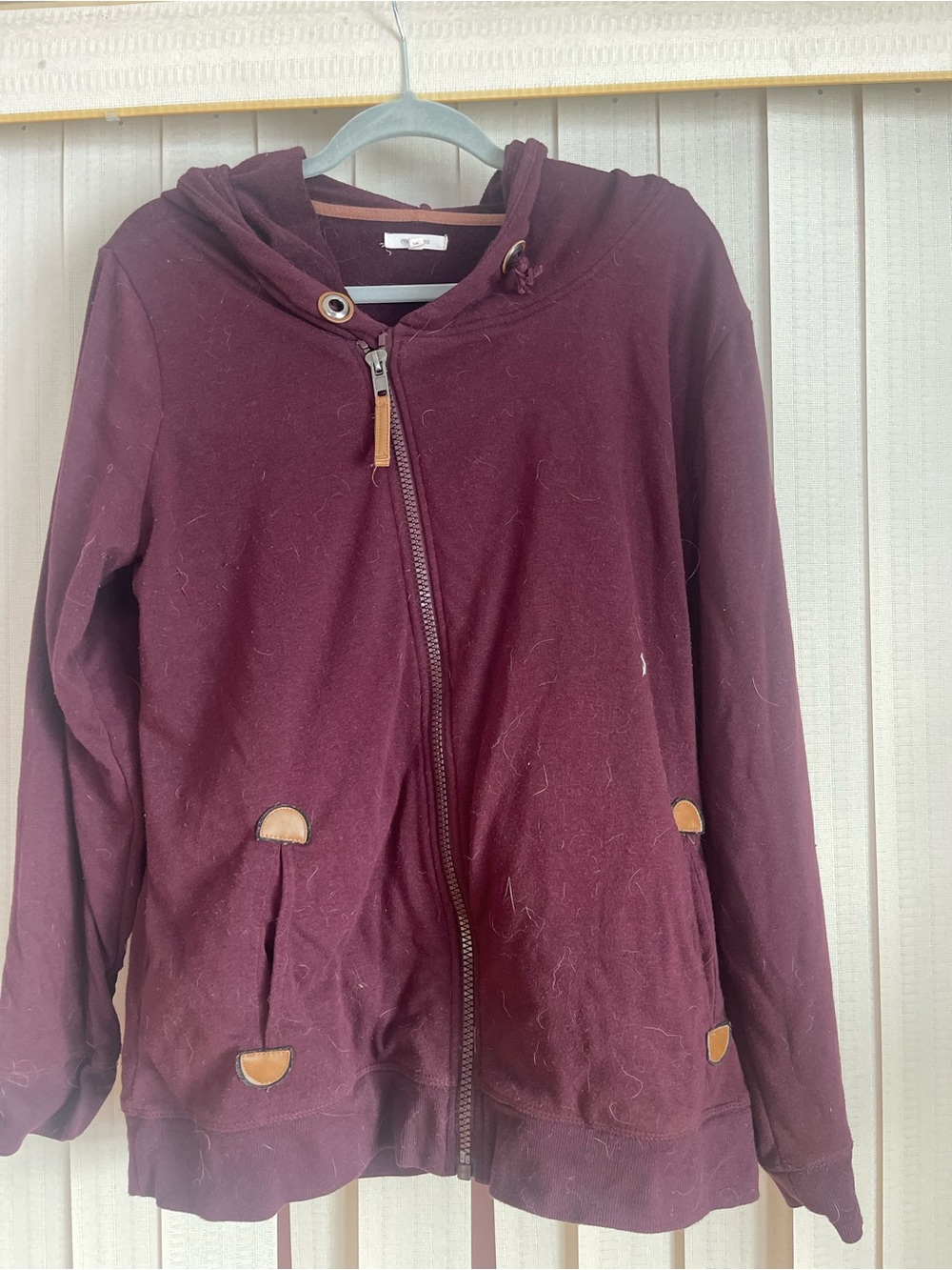 Women's Maurice’s Burgundy Zip Hoodie